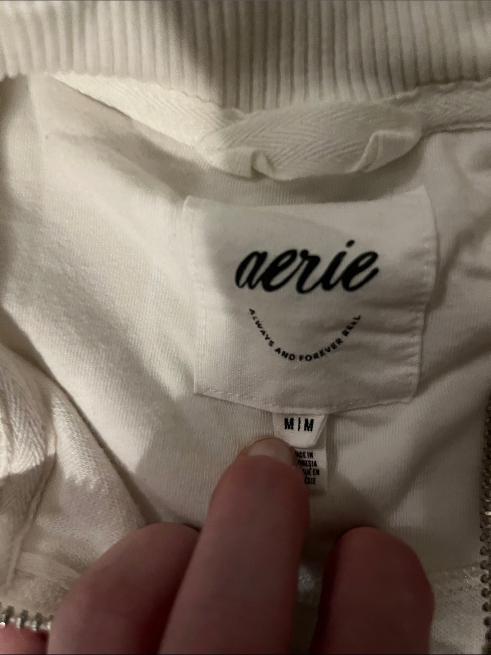 Cosy oversized full zip sweater Aerie